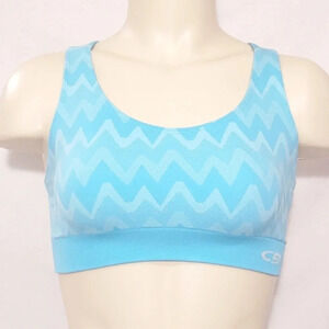 XS X-SMALL Champion N9525 Duo Dry Max‎ Racerback Wire Free Sports Bra  Blue